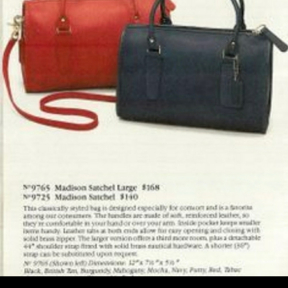 NYC VINTAGE 80's COACH LARGE MADISON SATCHEL BAG - Picture 17 of 17